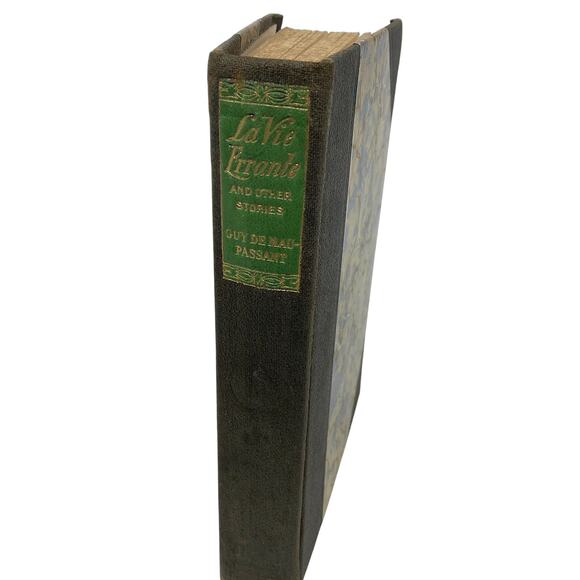La Vie Errante Guy De Maupassant Volume III Gilt Spine Antique Hardcover Book - Picture 2 of 9
